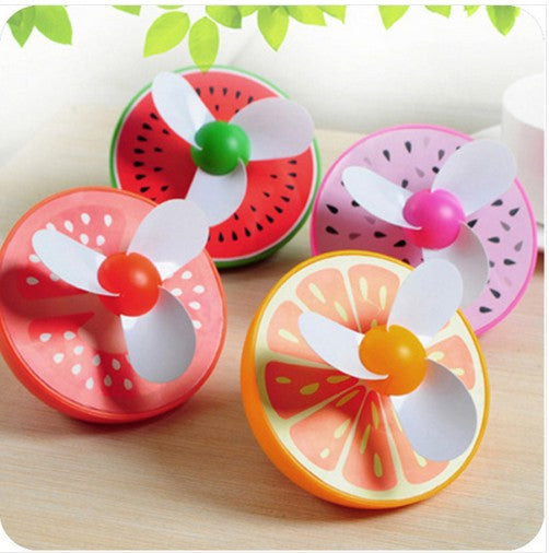 Summer Mini USB Fruit Rechargeable Fan